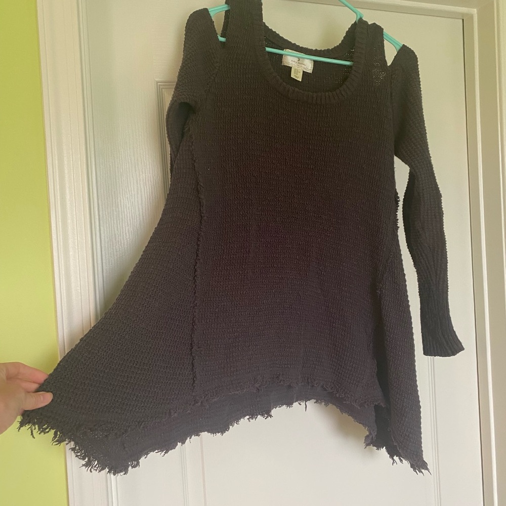 Anthropology Ruby Moon Cold Shoulder Sweater - image 7